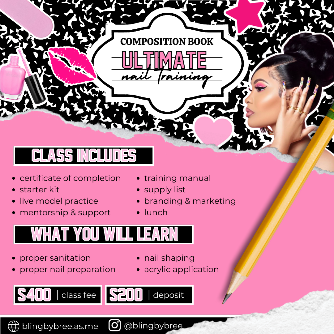 Ultimate Nail Training Flyer