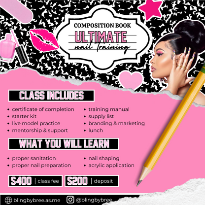 Ultimate Nail Training Flyer